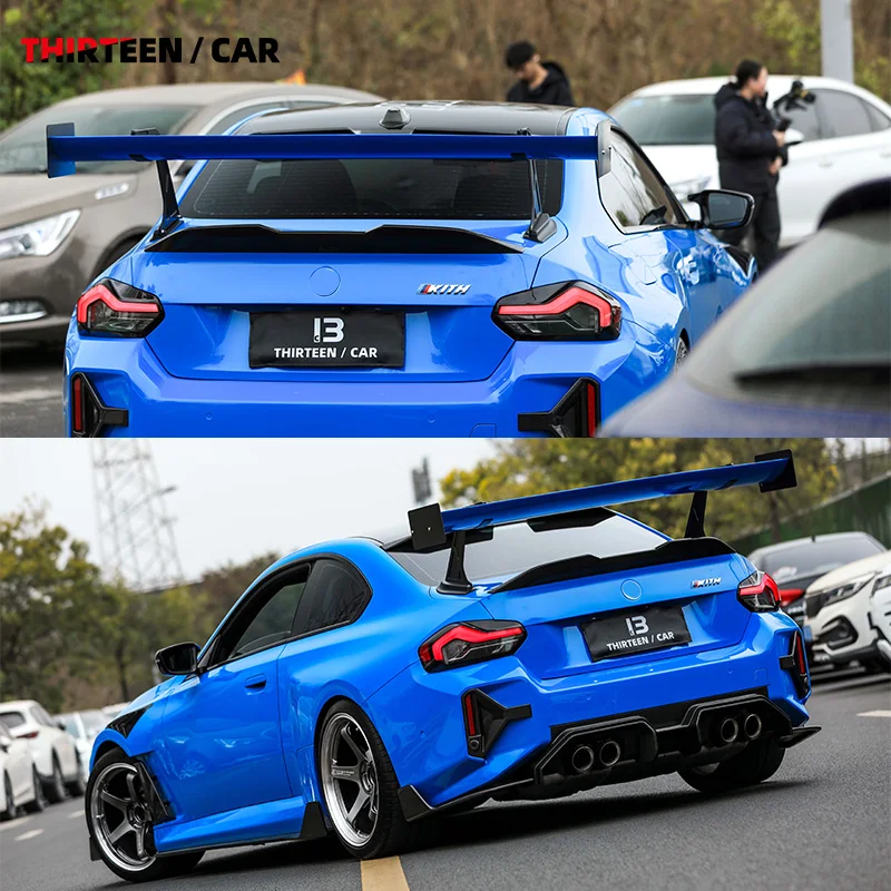High Quality Rear Spoiler MP Style Carbon Fiber Car Rear Trunk Spoiler for BMW 2 Series M2 G87 G42 M230 225i M240
High Quality Rear Spoiler MP Style Carbon Fiber Car Rear Trunk Spoiler for BMW 2 Series M2 G87 G42 M230 225i M240