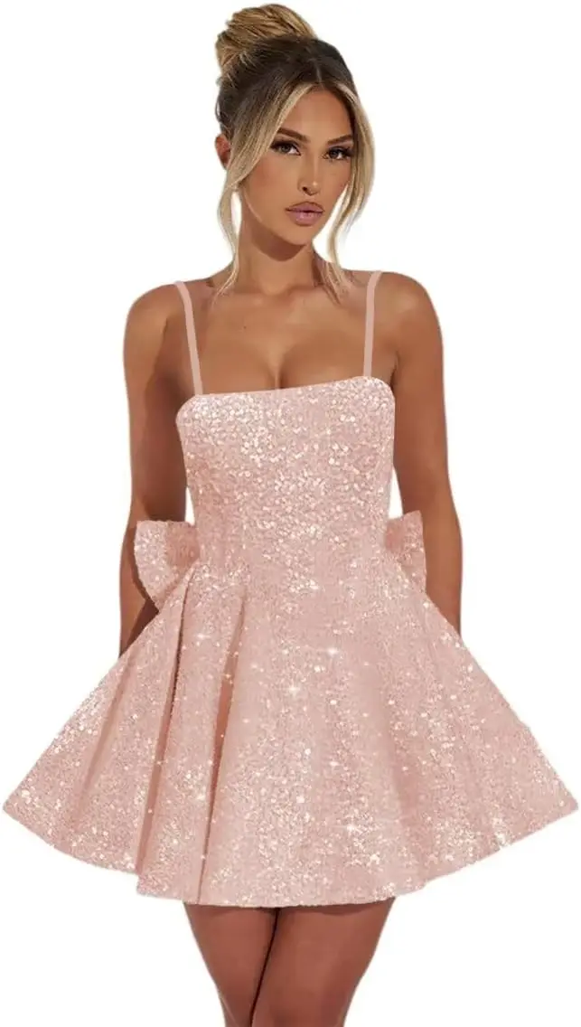 Women's Square Neck Sequin Homecoming Dresses for Teens A Line Short Prom Party Dress graduation dress cocktail dresses
Women's Square Neck Sequin Homecoming Dresses for Teens A Line Short Prom Party Dress graduation dress cocktail dresses