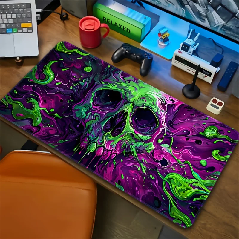 Large gaming mats mouse pad skull printed pattern design desk mat rubber non-slip lock process entertainment office universal
Large gaming mats mouse pad skull printed pattern design desk mat rubber non-slip lock process entertainment office universal