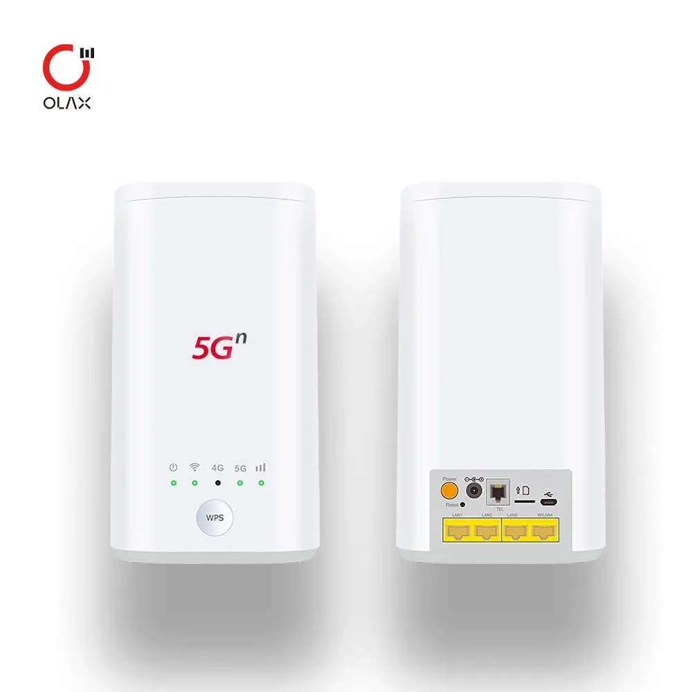 OLAX NX2100 4G 5G Беспроводной маршрутизатор со слотом для SIM-карты Lte Wi-Fi cpe Крытый домашний двухдиапазонный беспроводной маршрутизатор Power Bank WIFI
OLAX NX2100 4G 5G Беспроводной маршрутизатор со слотом для SIM-карты Lte Wi-Fi cpe Крытый домашний двухдиапазонный беспроводной маршрутизатор Power Bank WIFI