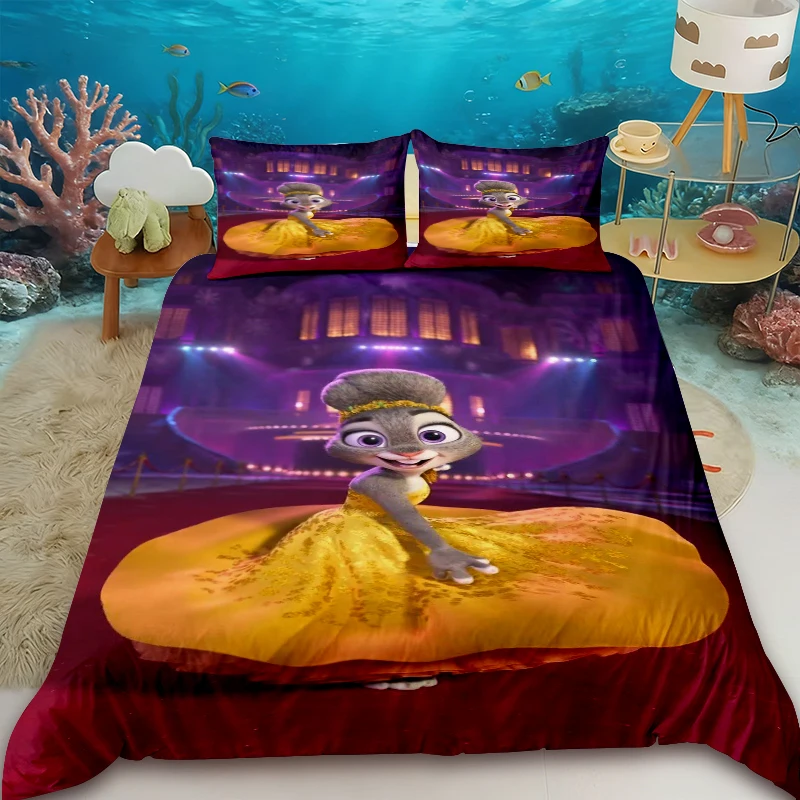 Zootopia Duvet Cover Judy Nick Anime with 2 Pillowcase Bedding Set Soft and Skin-friendly Kids Bedroom Decor Holiday Gifts
Zootopia Duvet Cover Judy Nick Anime with 2 Pillowcase Bedding Set Soft and Skin-friendly Kids Bedroom Decor Holiday Gifts