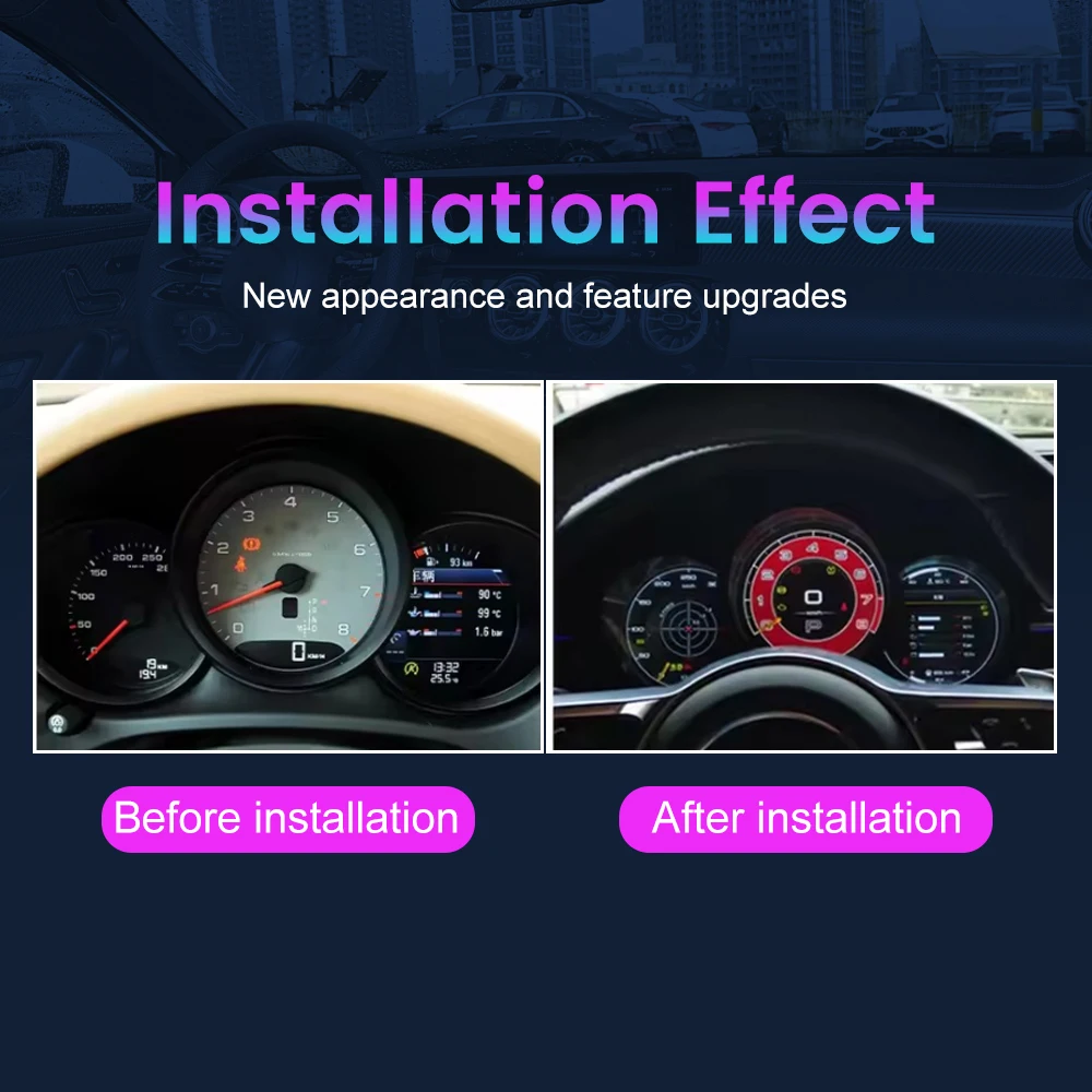 For Porsche Macan 95B 2014-2020 Car LCD Digital Dashboard Cluster Instrument Panel Speedometer Virtual Cockpit Linux System
For Porsche Macan 95B 2014-2020 Car LCD Digital Dashboard Cluster Instrument Panel Speedometer Virtual Cockpit Linux System