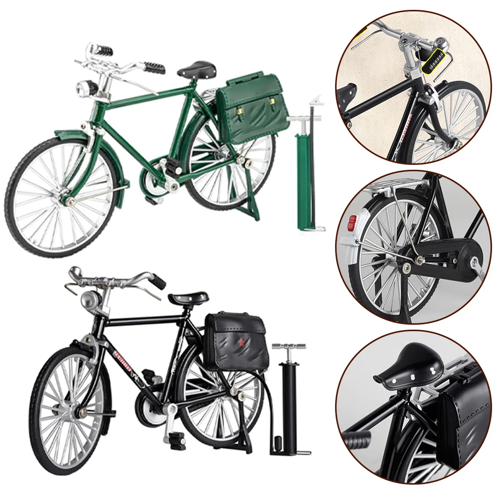 Retro Bicycle Model Toy Vintage Model Simulation Bicycle Briefcase Pump Included Building Construction Toys Model Accessories
Retro Bicycle Model Toy Vintage Model Simulation Bicycle Briefcase Pump Included Building Construction Toys Model Accessories