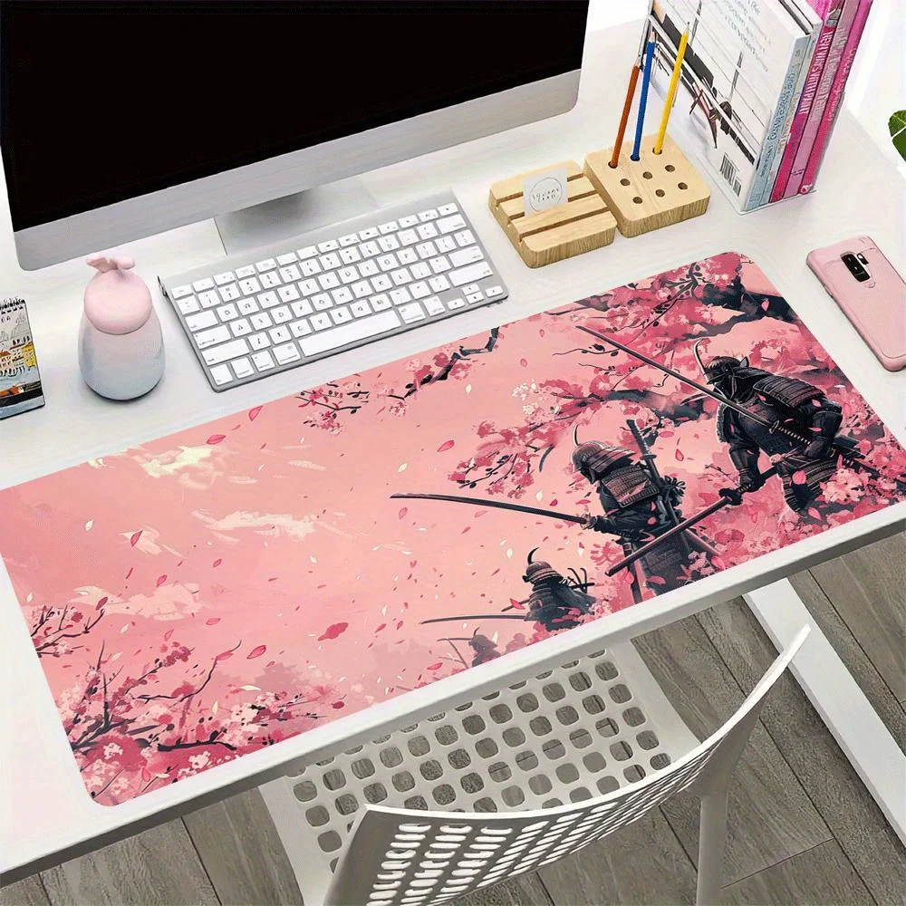 Pink cherry blossom and Samurai Large Size Non-slip Rubber Mouse pad Computer Gaming accessories Keyboard Desktop Decoration Mat
Pink cherry blossom and Samurai Large Size Non-slip Rubber Mouse pad Computer Gaming accessories Keyboard Desktop Decoration Mat