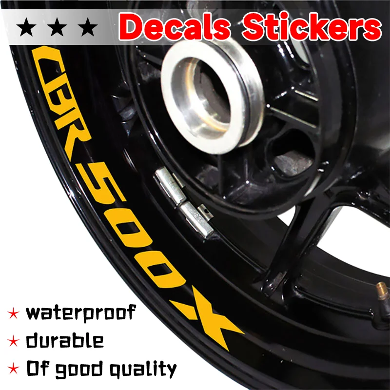 NEW Sticker For HONDA CBR500X cbr500x Motorcycle Wheel Decals Wheel Rim Reflective Waterproof Custom Decorative Sticker Decals
NEW Sticker For HONDA CBR500X cbr500x Motorcycle Wheel Decals Wheel Rim Reflective Waterproof Custom Decorative Sticker Decals