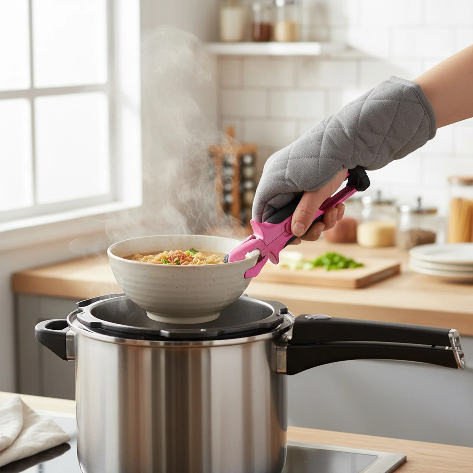 Силиконовые термостойкие щипцы для чаши с противоскользящим дизайном, кухонная тарелка, захват для кастрюли для дома
Силиконовые термостойкие щипцы для чаши с противоскользящим дизайном, кухонная тарелка, захват для кастрюли для дома