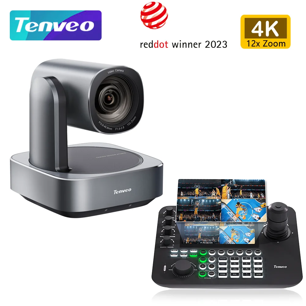 High Quality 4K 12x Live Streaming Camera 4D Joystick NDI Conference PTZ Camera Controller Keyboard Multimedia Conference Group
High Quality 4K 12x Live Streaming Camera 4D Joystick NDI Conference PTZ Camera Controller Keyboard Multimedia Conference Group