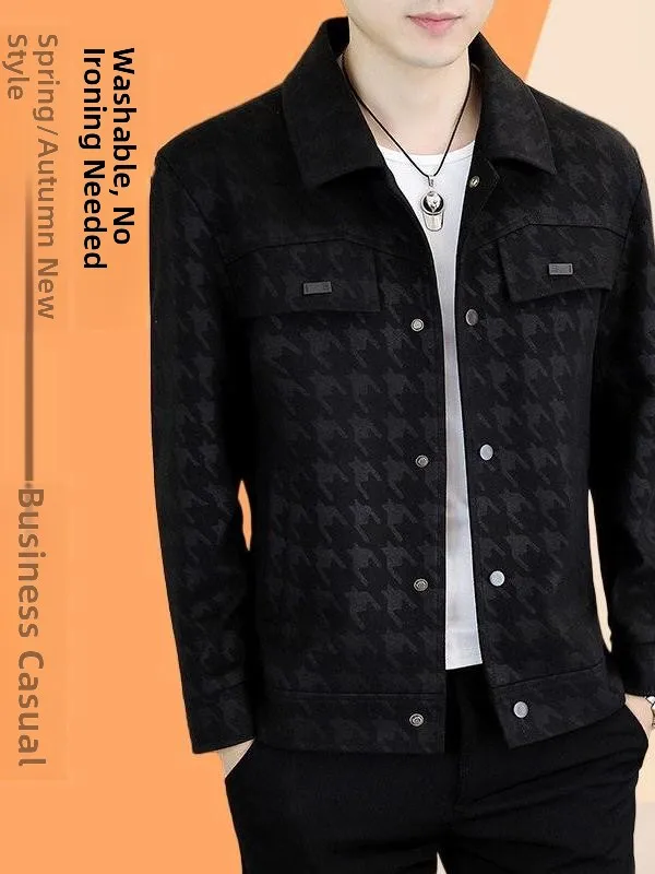Men's Casual Jaet Comfortable Faionable Spring New Sle Collared Mature Steady Polyester Nylon Cosite Fiber Coat
Men's Casual Jaet Comfortable Faionable Spring New Sle Collared Mature Steady Polyester Nylon Cosite Fiber Coat