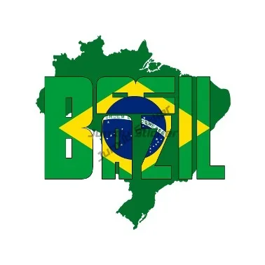 Brazil Flag Map Emblem PVC Creative Car Stickers Wall Decoration Accessories
Brazil Flag Map Emblem PVC Creative Car Stickers Wall Decoration Accessories