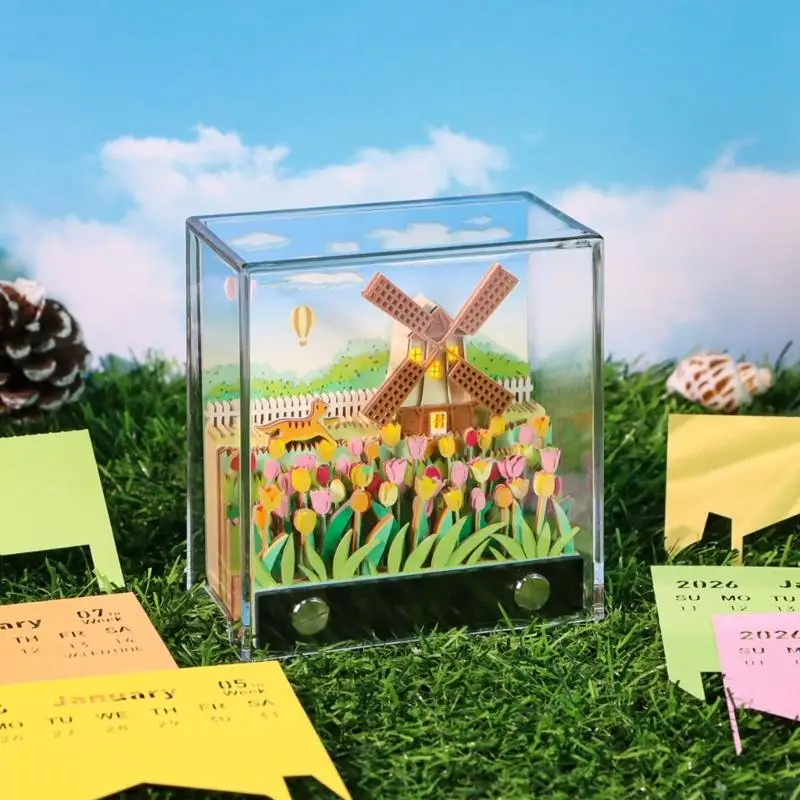 Twenty twenty six LED Brightened 3D Fan Paper Calendar Dense Desk Planner Weekly Schedule
Twenty twenty six LED Brightened 3D Fan Paper Calendar Dense Desk Planner Weekly Schedule