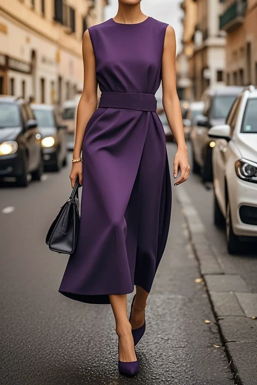 Summer New Fashion Casual Long Dress Female Sleeveless O-neck Waist-closing Women Dresses Elegant Office Ladies Dresses
Summer New Fashion Casual Long Dress Female Sleeveless O-neck Waist-closing Women Dresses Elegant Office Ladies Dresses