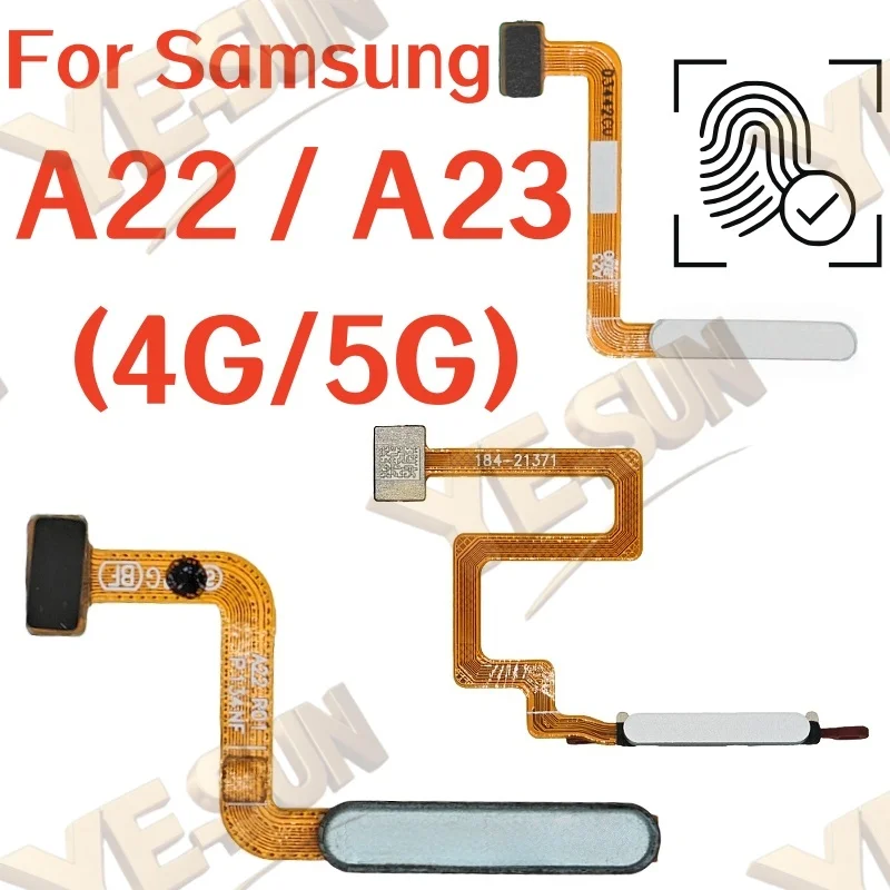 Для Samsung Galaxy A22 Galaxy A23 Датчик отпечатков пальцев Домашняя кнопка возврата меню с боковым включением и выключением питания Flex 
Для Samsung Galaxy A22 Galaxy A23 Датчик отпечатков пальцев Домашняя кнопка возврата меню с боковым включением и выключением питания Flex