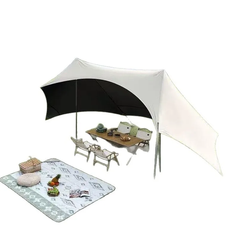 Camping vinyl canopy tent outdoor tables and chairs set camping full set of equipment lazy canopy free awning
Camping vinyl canopy tent outdoor tables and chairs set camping full set of equipment lazy canopy free awning