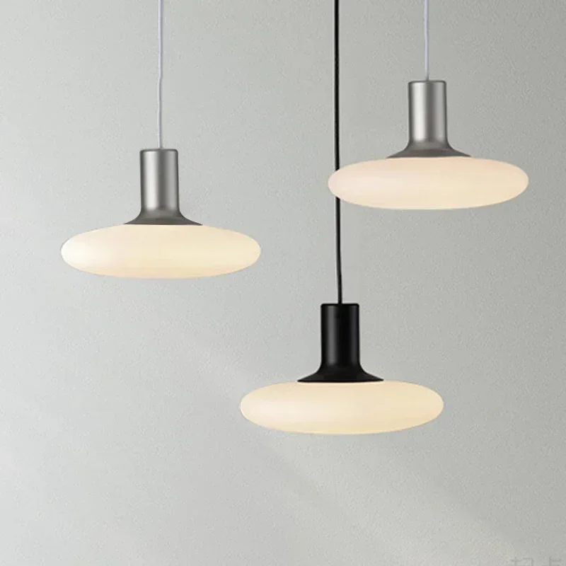 Designer's New Retro Flat Round Glass Pendant Light Nordic Minimalist Modern Bedroom Headboard Creative Art Bar Hanging Lamp
Designer's New Retro Flat Round Glass Pendant Light Nordic Minimalist Modern Bedroom Headboard Creative Art Bar Hanging Lamp