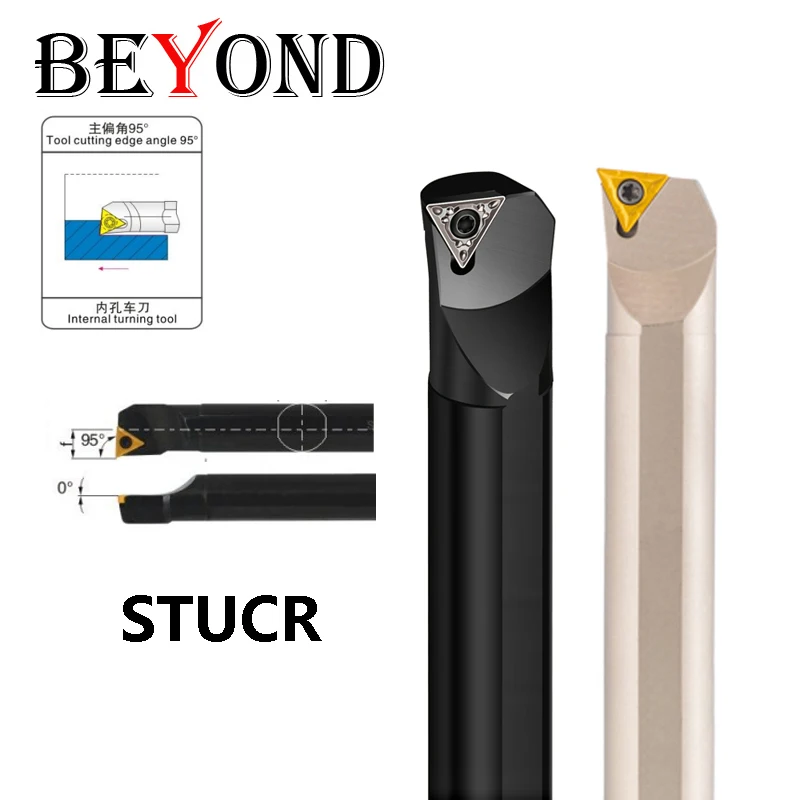 BEYOND 95deg STUCR STUCL CNC Internal Lathe Tool Holder S10K S12M S08K-STUCR09 S16Q-STUCR11 S20R-S25S-STUCR16 Turning Boring Bar
BEYOND 95deg STUCR STUCL CNC Internal Lathe Tool Holder S10K S12M S08K-STUCR09 S16Q-STUCR11 S20R-S25S-STUCR16 Turning Boring Bar