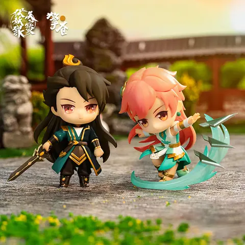 Figura de PVC de la leyenda genuina del exorsmo, figura q-version de 8cm, Li Jing, Long Kong, Hong Jun, regalos de Cosplay, Juguetes