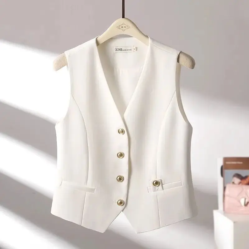 Faionable Svel Women's Vest 2025 Autumn New Sle Tailored Coat Small Fraance Sle ort Length Single Button Pure...
Faionable Svel Women's Vest 2025 Autumn New Sle Tailored Coat Small Fraance Sle ort Length Single Button Pure...