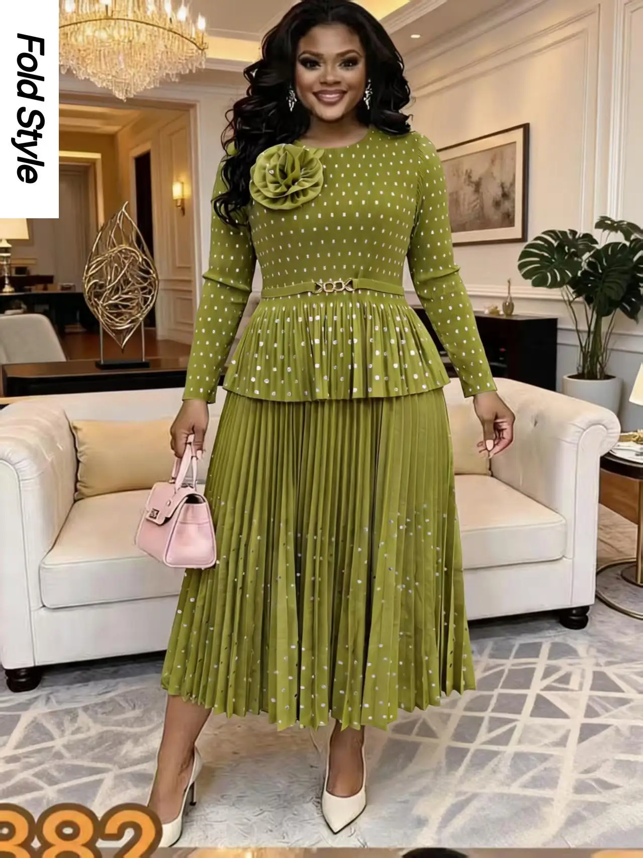 2026 Miyake Heavy Industry Nail Bead Splicing New High Waist Female Temperament Fairy Pleated Skirt Medium Long A-shaped Dress
2026 Miyake Heavy Industry Nail Bead Splicing New High Waist Female Temperament Fairy Pleated Skirt Medium Long A-shaped Dress