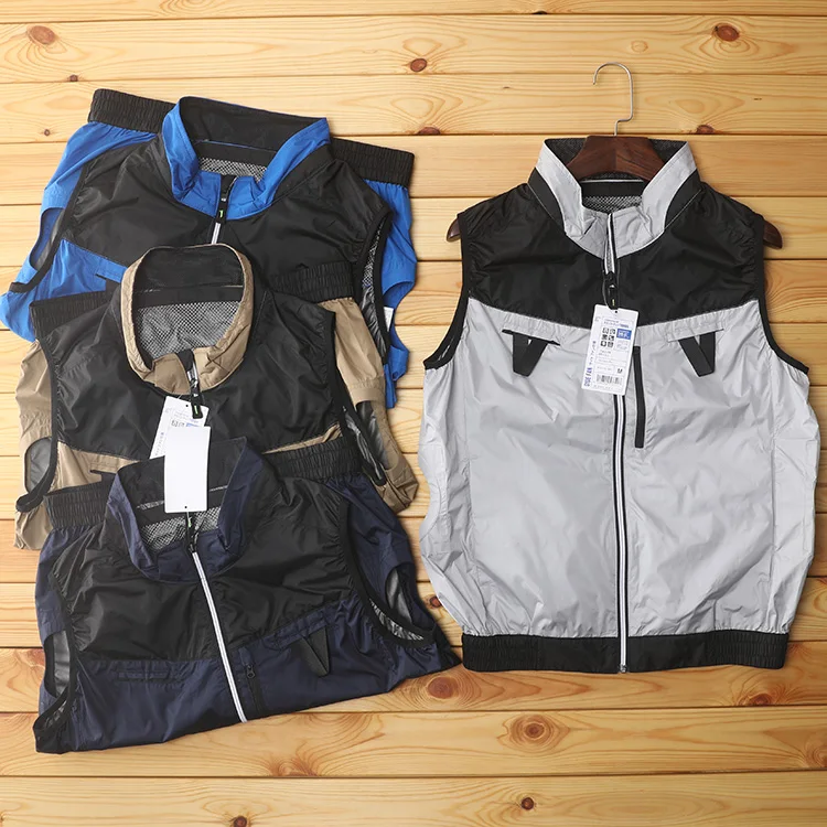 Superb Summer Sun Protection Air Conditioning Vest Men's Work Cooling Vest Fan Design Reflective Strips Faion Urban Sle
Superb Summer Sun Protection Air Conditioning Vest Men's Work Cooling Vest Fan Design Reflective Strips Faion Urban Sle