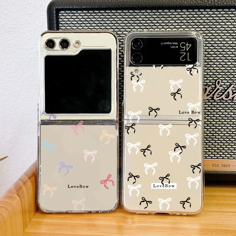 Colorful Bow Print Phone Case for Samsung Galaxy Z Flip 6 ZFlip 5 Transaprent Hard Folding Cover for Samsung ZFlip 4 3 7 Shell
Colorful Bow Print Phone Case for Samsung Galaxy Z Flip 6 ZFlip 5 Transaprent Hard Folding Cover for Samsung ZFlip 4 3 7 Shell