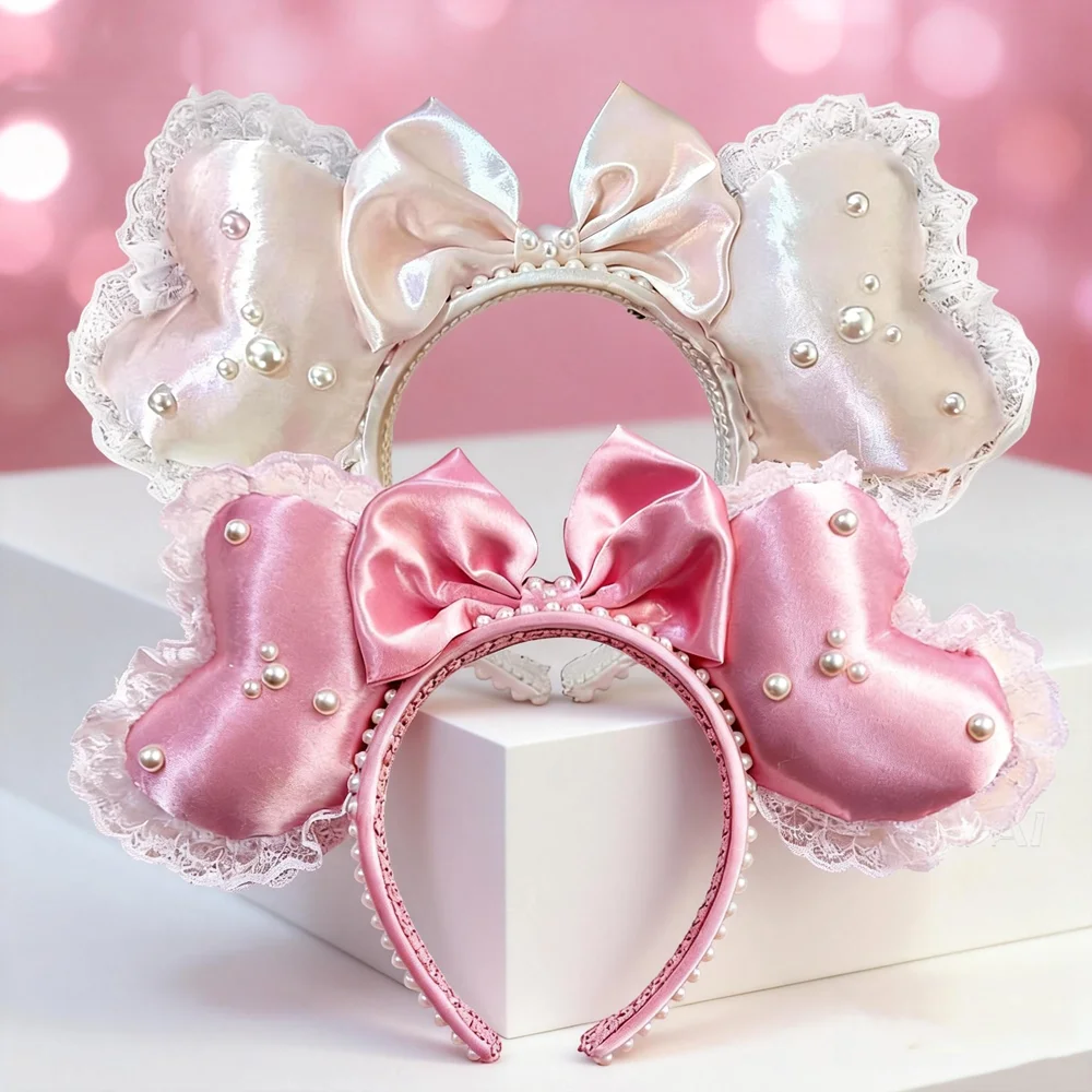 Жемчужное сердце, Микки Маус, уши, повязки для волос, кружевные повязки на голову с бантом, повязка для волос, день рождения, Хэллоуин, принцесса, косплей костюм для женщин
Жемчужное сердце, Микки Маус, уши, повязки для волос, кружевные повязки на голову с бантом, повязка для волос, день рождения, Хэллоуин, принцесса, косплей костюм для женщин