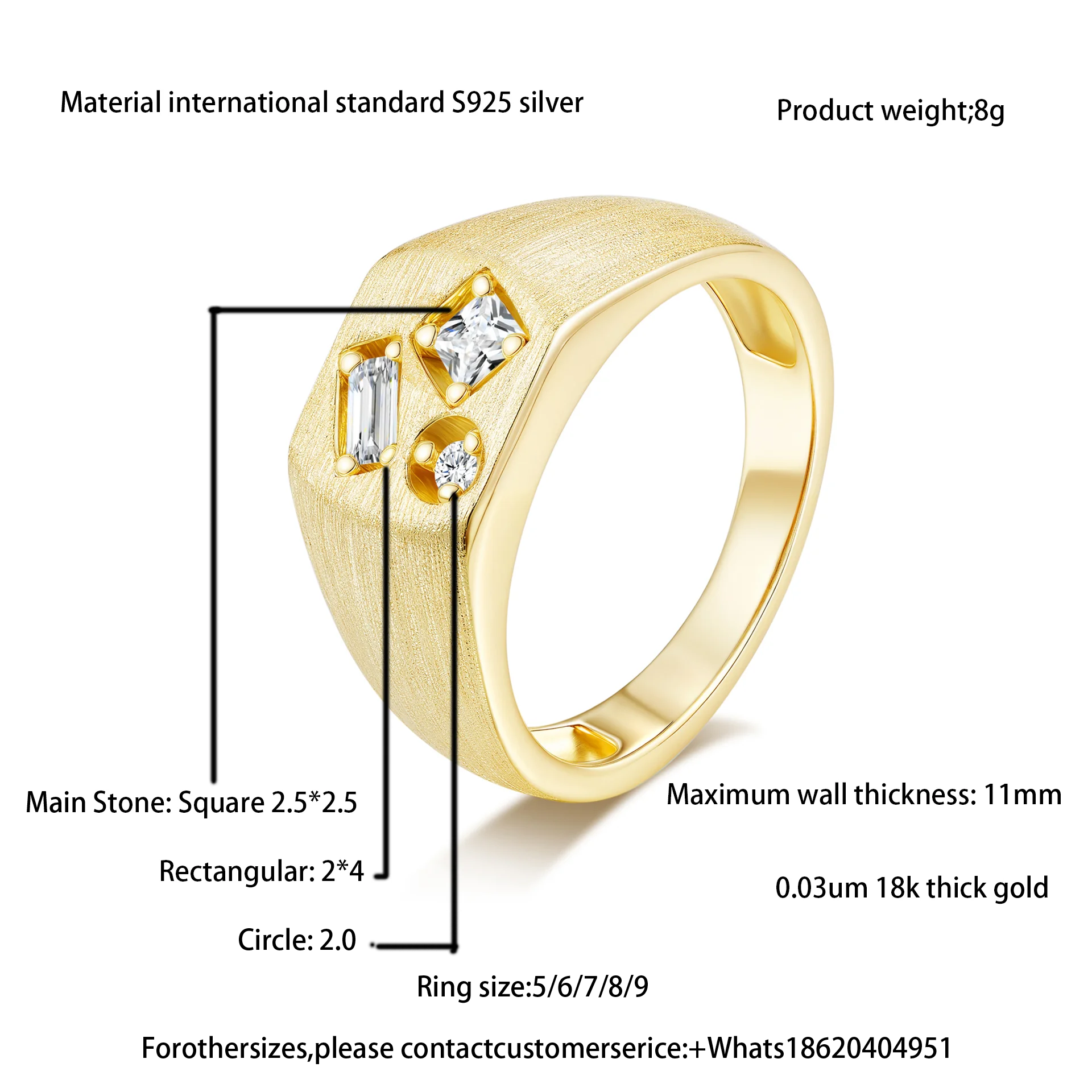 Европейское и американское трансграничное кольцо из серебра 925 пробы с геометрическим матовым геометрическим муассанитом, мужское кольцо в стиле хип-хоп, стильное и универсальное кольцо
Европейское и американское трансграничное кольцо из серебра 925 пробы с геометрическим матовым геометрическим муассанитом, мужское кольцо в стиле хип-хоп, стильное и универсальное кольцо