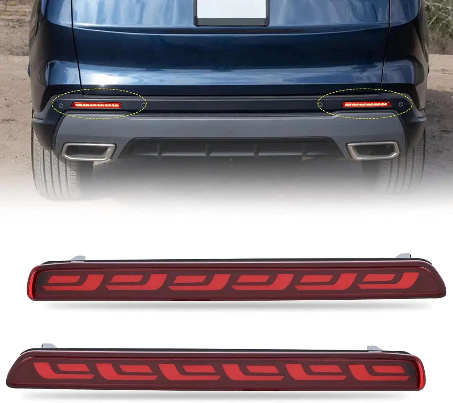 Nilight Rear Bumper Tail Light Compatible with 2023 2024 Honda CRV Red Lens LED Reflector Rear Bumper Lamps Brake Turn Signal Sequential Flashing Driving Taillights Replacement
Nilight Rear Bumper Tail Light Compatible with 2023 2024 Honda CRV Red Lens LED Reflector Rear Bumper Lamps Brake Turn Signal Sequential Flashing Driving Taillights Replacement