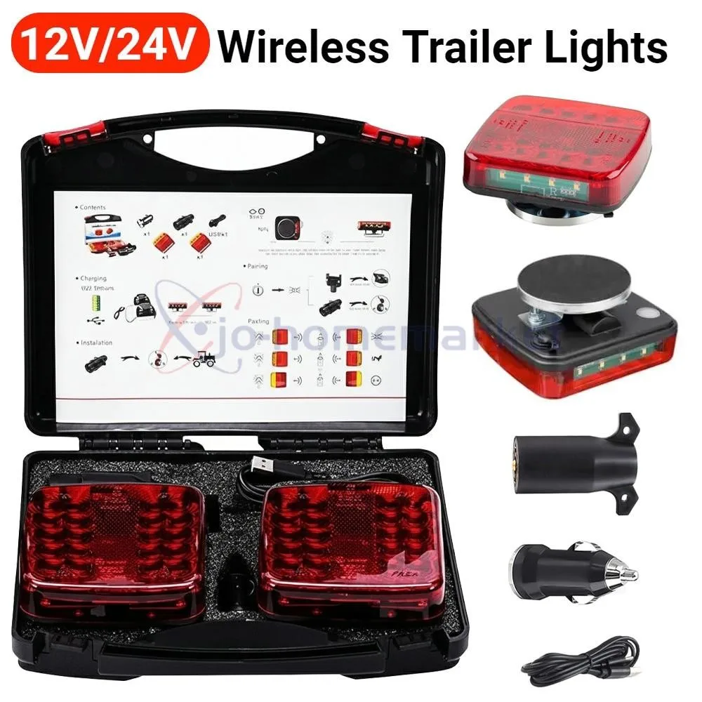 Беспроводные магнитные фонари для прицепа – перезаряжаемый светодиодный комплект задних фонарей для прицепа
Беспроводные магнитные фонари для прицепа – перезаряжаемый светодиодный комплект задних фонарей для прицепа