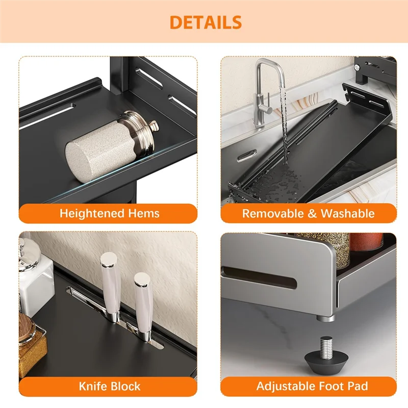 B08B-Kitchen Countertop Rack Multi-Layer Household Rack Kitchen Countertop Spice Rack
B08B-Kitchen Countertop Rack Multi-Layer Household Rack Kitchen Countertop Spice Rack