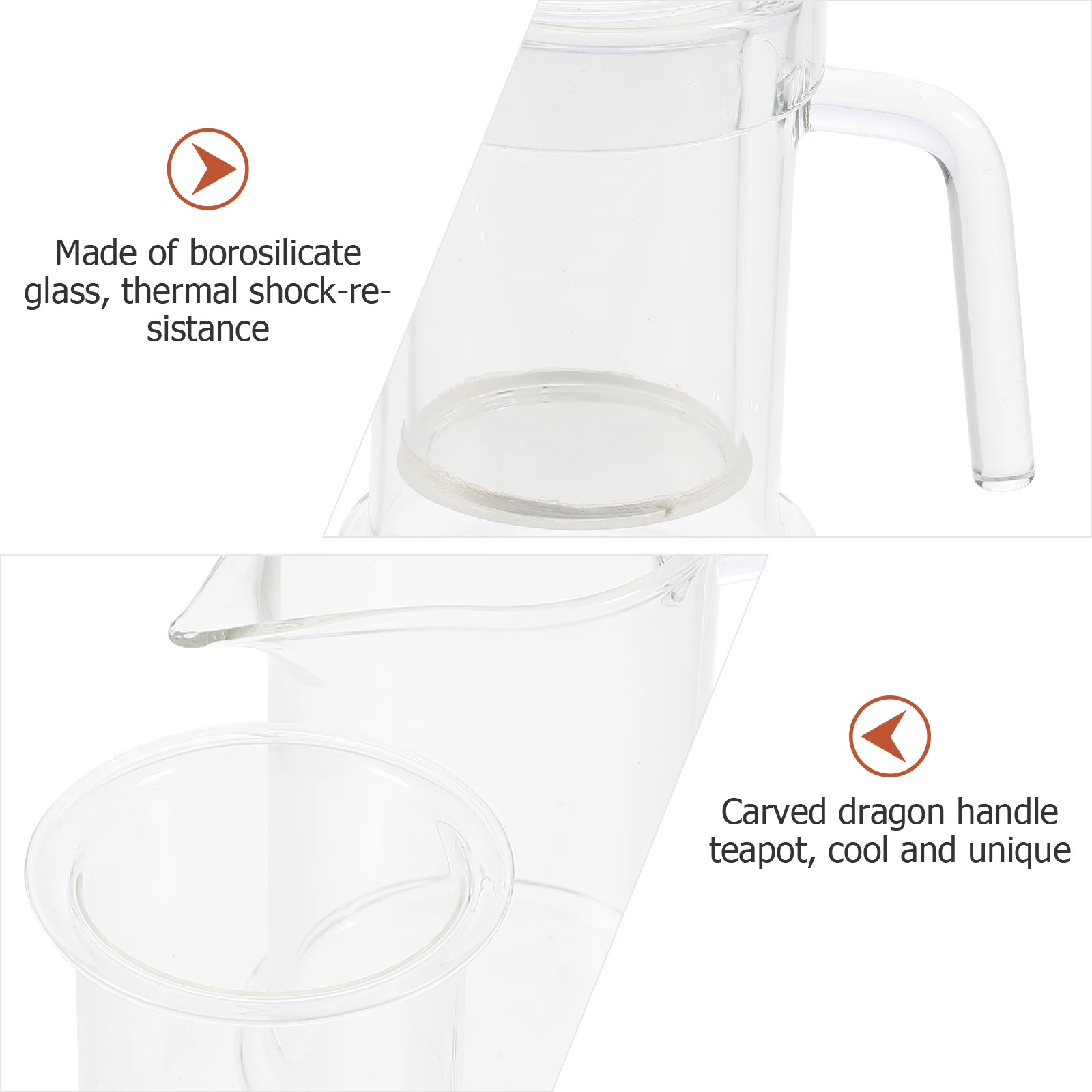 Heat-resistant Teapot Filtration Kettle Practical Office Ware Borosilicate Glass 
Heat-resistant Teapot Filtration Kettle Practical Office Ware Borosilicate Glass