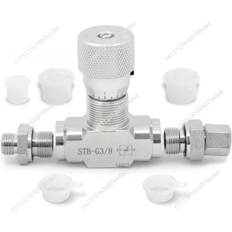 Small excavator hydraulic flow control valve STB-G3/8 spot two-way tubular
Small excavator hydraulic flow control valve STB-G3/8 spot two-way tubular
