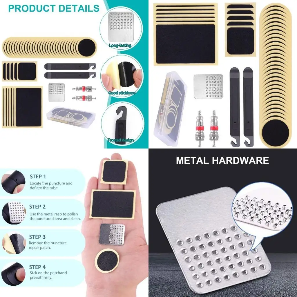 R6FE Bicycles Puncture Repair Set, Self-Adhesive Bicycles Puncture Repair Patches Tyre Repair Set, Tyre Repair Set for Bikes
R6FE Bicycles Puncture Repair Set, Self-Adhesive Bicycles Puncture Repair Patches Tyre Repair Set, Tyre Repair Set for Bikes