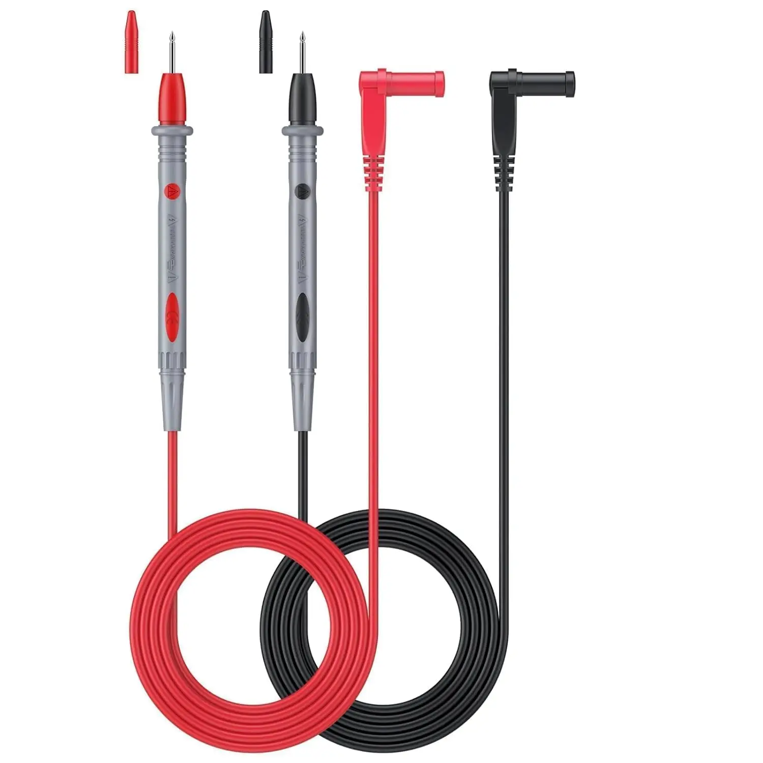 1 Pair of 1M Industrial Heavy Duty 1000V/20A Multimeter Test Leads with Non-slip Grip Rubber Guard Cable Ties for Multimeter
1 Pair of 1M Industrial Heavy Duty 1000V/20A Multimeter Test Leads with Non-slip Grip Rubber Guard Cable Ties for Multimeter