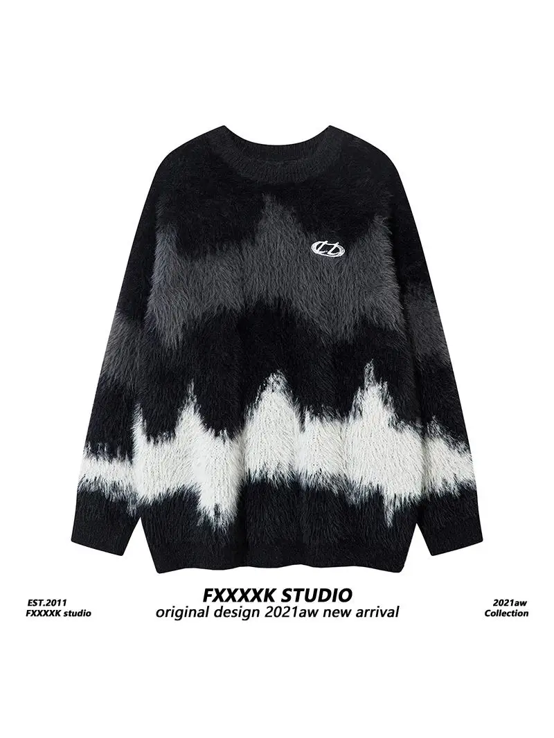 Original FXK Lazy Sle High-End Feeling Men's Loose Knitted Sweater Couple's Soft Plu Casual Wear for Autumn And Winter
Original FXK Lazy Sle High-End Feeling Men's Loose Knitted Sweater Couple's Soft Plu Casual Wear for Autumn And Winter