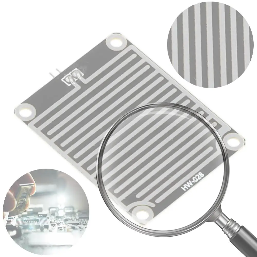 1 PC Raindrop Sensor Module High Sensitivity Raindrop Sensor Board Rain Water Level Sensor Module Electronic Component
1 PC Raindrop Sensor Module High Sensitivity Raindrop Sensor Board Rain Water Level Sensor Module Electronic Component