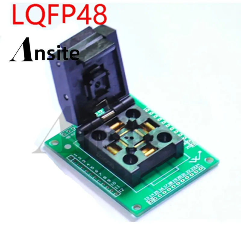 High-quality LQFP48 test socket, programming socket, IC socket, compatible with FPQ-48-0.5-06
High-quality LQFP48 test socket, programming socket, IC socket, compatible with FPQ-48-0.5-06