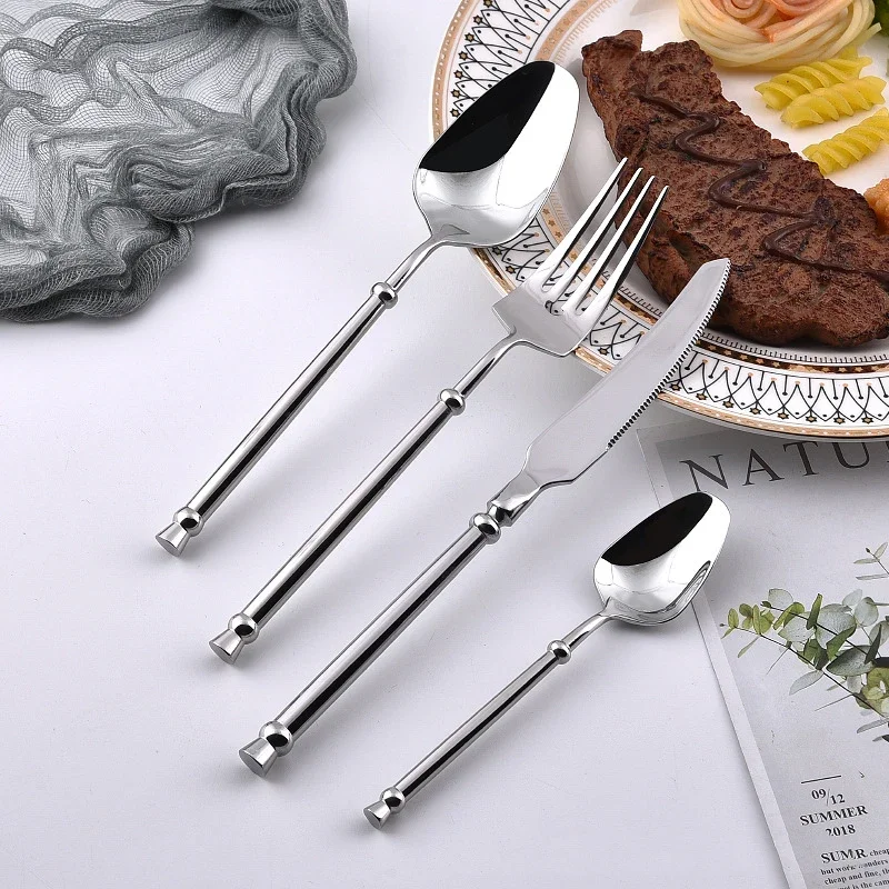 4/16pcs Flatware Cutlery Set 18/10 Stainless Steel Knife Fork Spoon Roman Column Handle Tableware Dinnerware Dishwasher Safe
4/16pcs Flatware Cutlery Set 18/10 Stainless Steel Knife Fork Spoon Roman Column Handle Tableware Dinnerware Dishwasher Safe