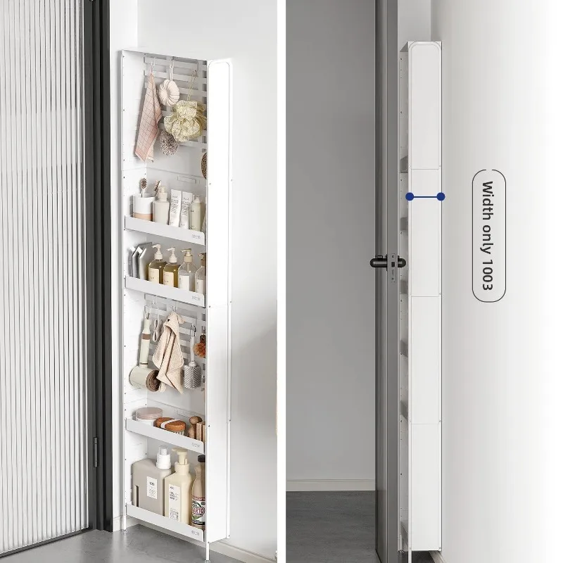 Bedroom Door Back Shelf Narrow Floor Cabinet Waterproof Dustproof Dry Wet Separation 4cm High Guard Rail 6-8cm Adjustable Feet
Bedroom Door Back Shelf Narrow Floor Cabinet Waterproof Dustproof Dry Wet Separation 4cm High Guard Rail 6-8cm Adjustable Feet