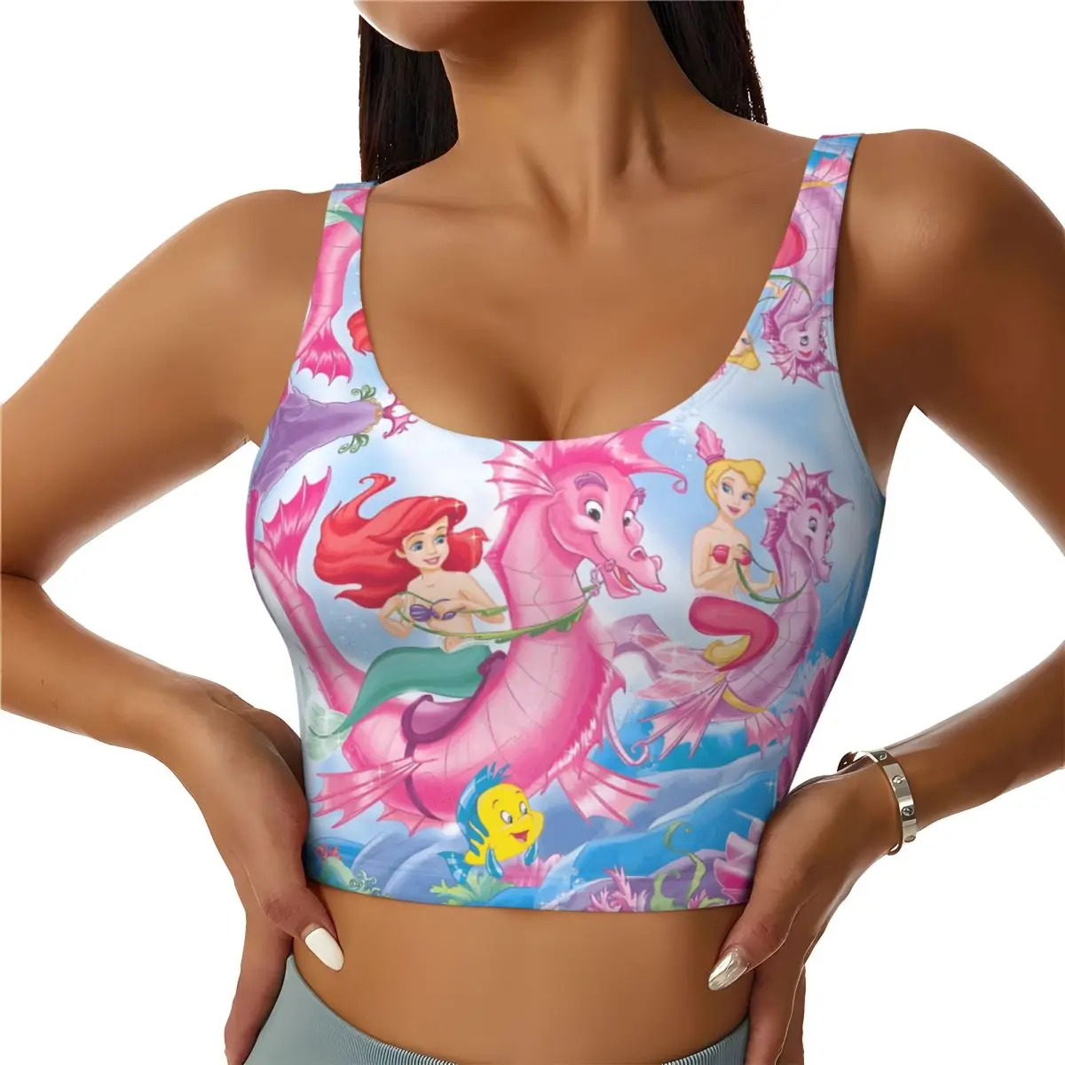 Custom High Impact Ariel The Little Mermaid Sports Bra Women Cartoons Gym Workout Yoga Crop Top
Custom High Impact Ariel The Little Mermaid Sports Bra Women Cartoons Gym Workout Yoga Crop Top