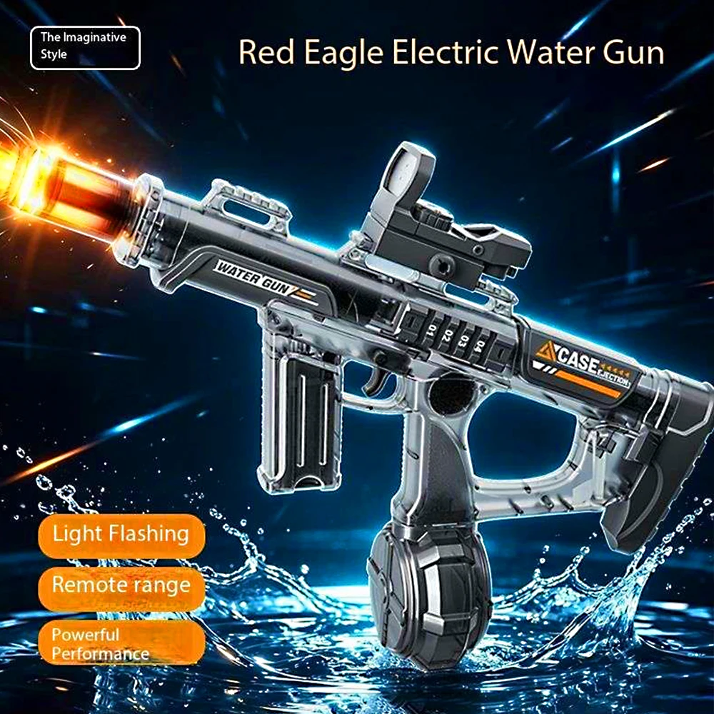 Electric Water Guns For Adults Powerful Squirt Water Large Capacity Automatic Continuous Water Gun Summer Outdoor Toys for Kid
Electric Water Guns For Adults Powerful Squirt Water Large Capacity Automatic Continuous Water Gun Summer Outdoor Toys for Kid