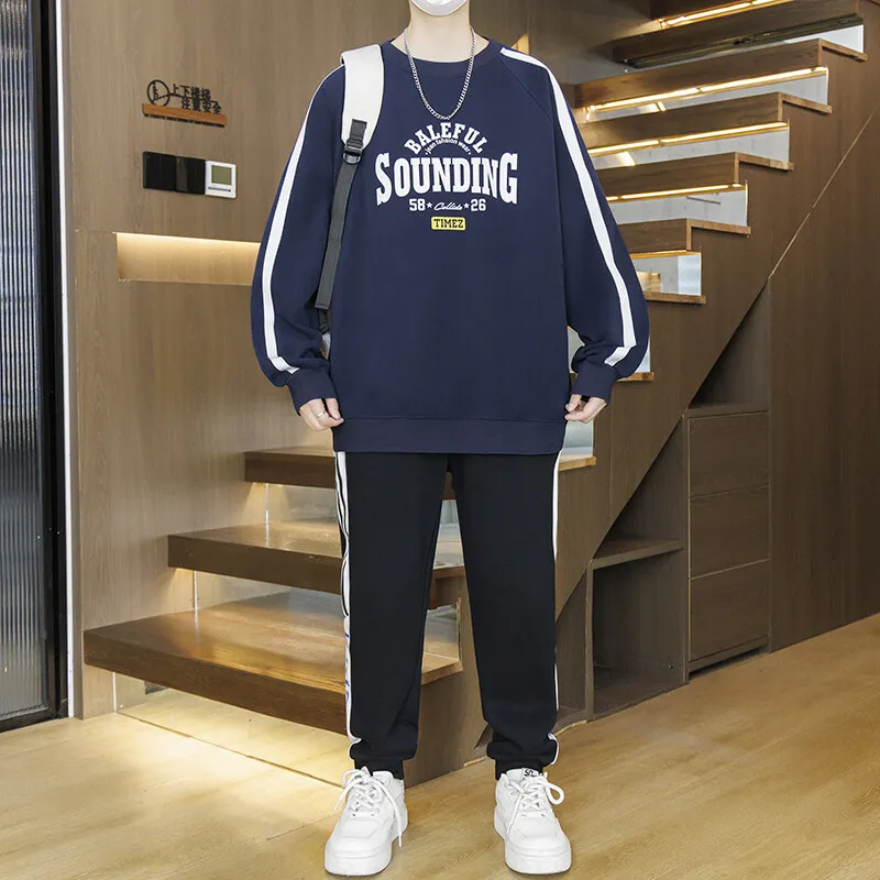 Spring Autumn Men's Suit Sets Casual Print Sweatshirt Pants for Sports Men's Round neck Hoodie Casual Trousers Set
Spring Autumn Men's Suit Sets Casual Print Sweatshirt Pants for Sports Men's Round neck Hoodie Casual Trousers Set