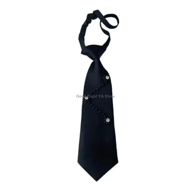 Uniform Tie Schoolgirl JK Uniform Suit Neckwear Pre-tied Black Preepy Look
Uniform Tie Schoolgirl JK Uniform Suit Neckwear Pre-tied Black Preepy Look