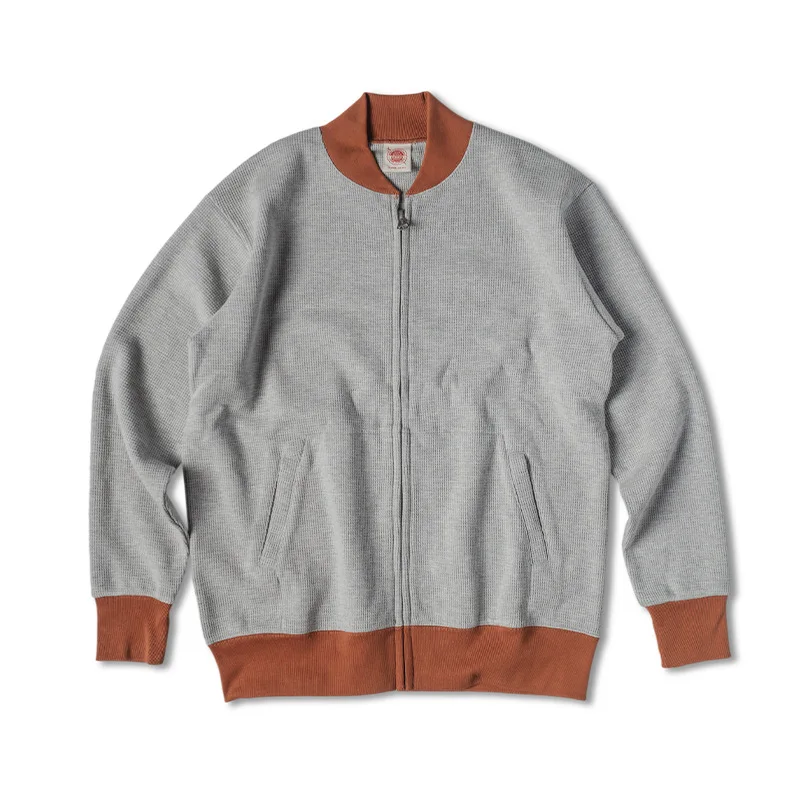 NON_STOCK_Men's Vintage Zipper Cardigan_400g Heavy Cotton Waffle Long Sleeve T-shirt
NON_STOCK_Men's Vintage Zipper Cardigan_400g Heavy Cotton Waffle Long Sleeve T-shirt