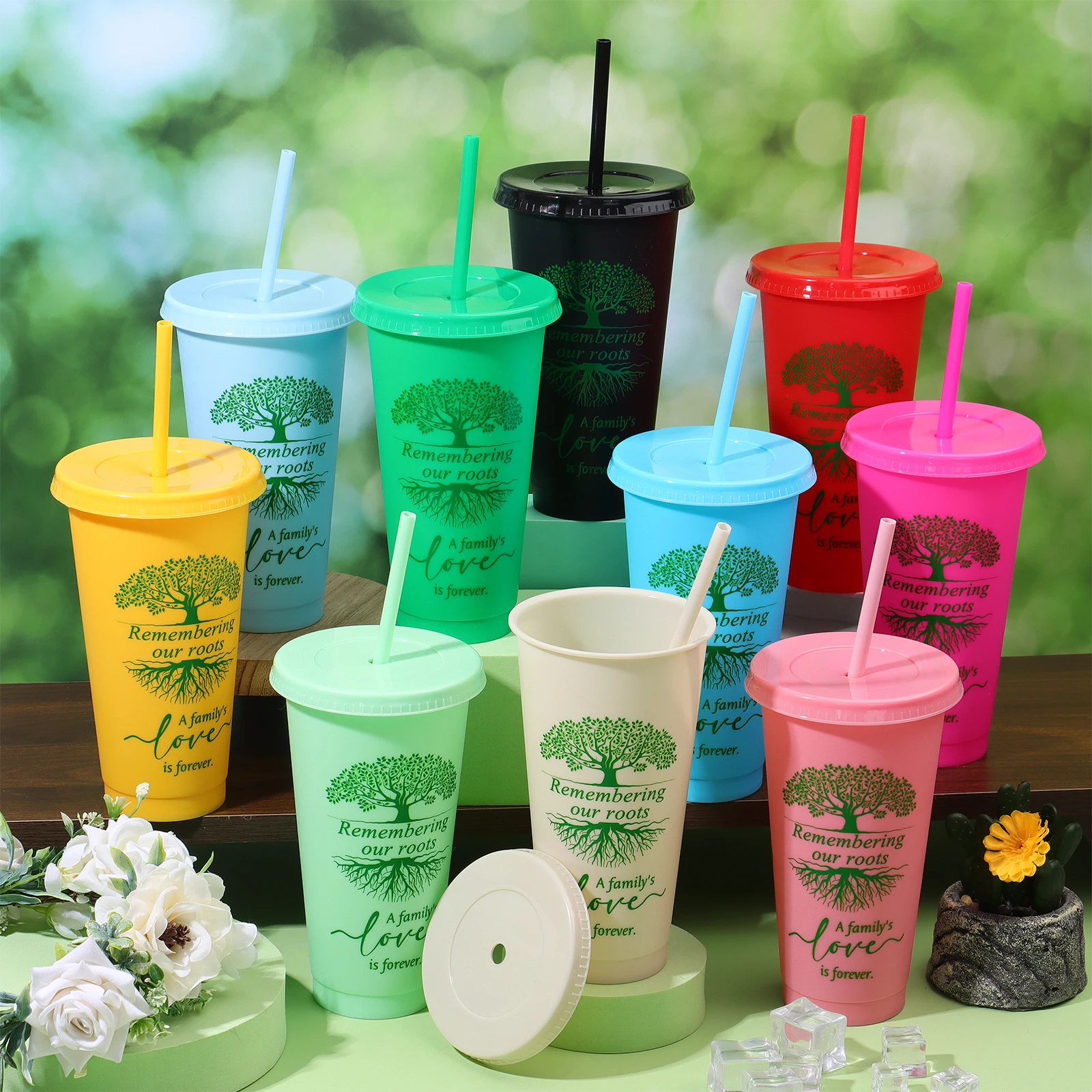 20 Pcs Family Reunion Favors 24 Oz Plastic Cups Bulk With Family Tree Pattern Reusable Drinking Tumblers With Lid Straw For Gath
20 Pcs Family Reunion Favors 24 Oz Plastic Cups Bulk With Family Tree Pattern Reusable Drinking Tumblers With Lid Straw For Gath