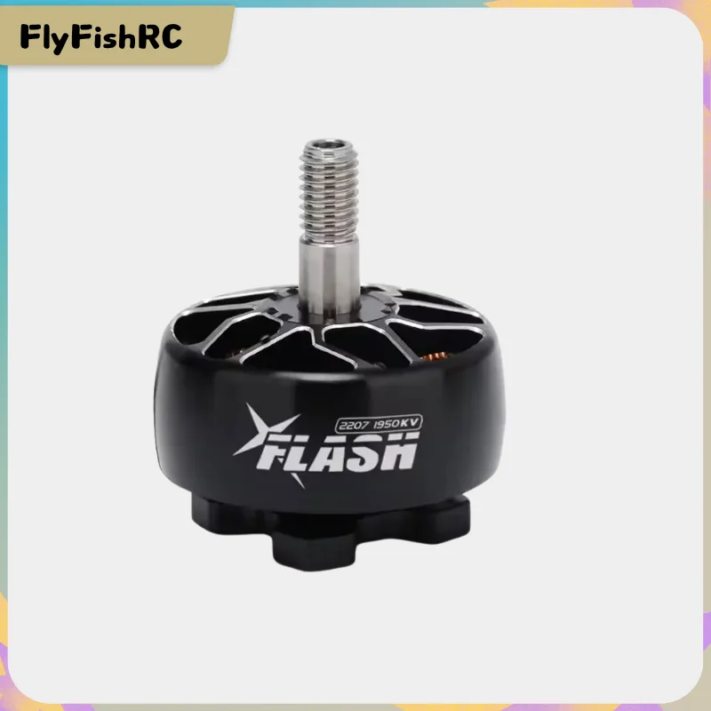 FlyFishRC Flash 2207 Motor 1950KV/2005KV 2-6S FPV Brushless Motor Compatible 5inch Propeller for FPV Drone
FlyFishRC Flash 2207 Motor 1950KV/2005KV 2-6S FPV Brushless Motor Compatible 5inch Propeller for FPV Drone
