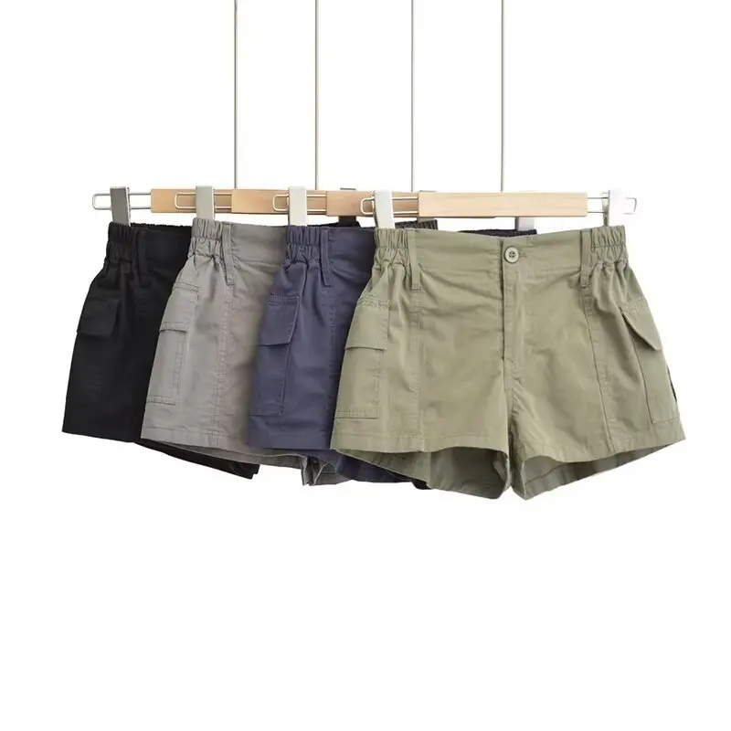 Women's Shorts Wide Leg Pocket Cargo Shorts Button Loose Solid Color Comfy Vintage Fashion Casual Versatile Summer 2024
Women's Shorts Wide Leg Pocket Cargo Shorts Button Loose Solid Color Comfy Vintage Fashion Casual Versatile Summer 2024