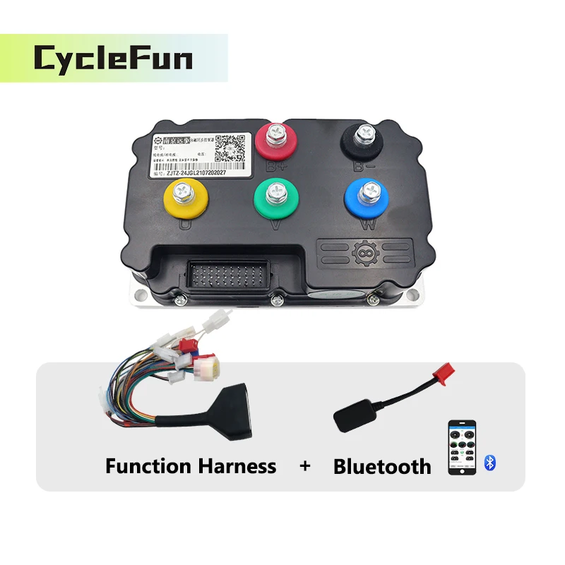 Программируемый контроллер FarDriver ND84530 84V DC 330A BLDC с синусоидальной волной и Bluetooth для электромотоциклов и электросамокатов
Программируемый контроллер FarDriver ND84530 84V DC 330A BLDC с синусоидальной волной и Bluetooth для электромотоциклов и электросамокатов