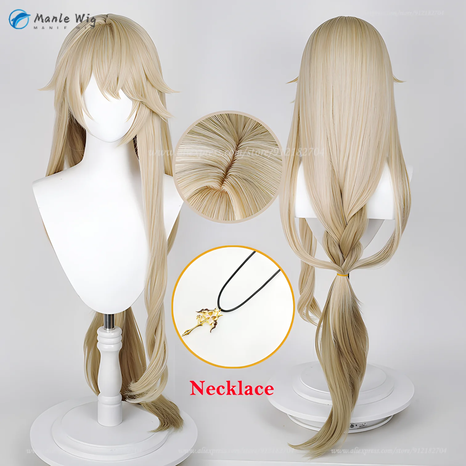 Luocha Wig Long Straight Synthetic Blonde Linen Anime Cosplay Wig Heat Resistant Hair + Wig Cap
Luocha Wig Long Straight Synthetic Blonde Linen Anime Cosplay Wig Heat Resistant Hair + Wig Cap