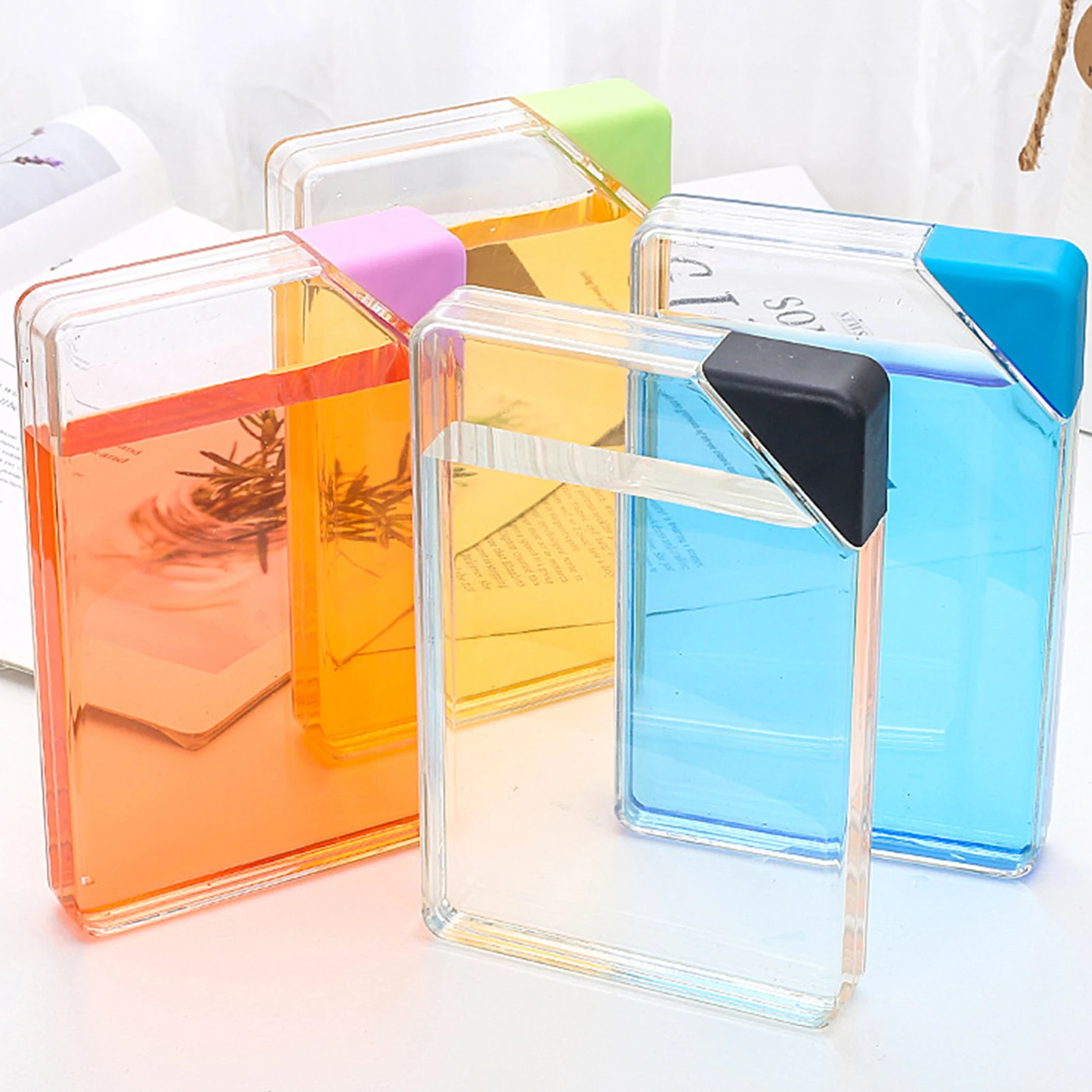 Flat Water Bottle for Outdoor Reusable Transparent Sports Bottle for Students Kids Women Men
Flat Water Bottle for Outdoor Reusable Transparent Sports Bottle for Students Kids Women Men