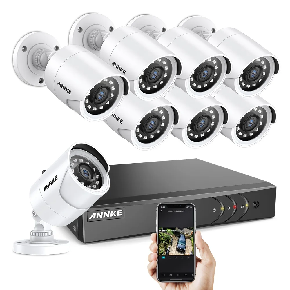 ANNKE 16CH 5MP DVR System With Smart IR 30m EXIR Night Vision Security Camera 2MP 1080p Wired
ANNKE 16CH 5MP DVR System With Smart IR 30m EXIR Night Vision Security Camera 2MP 1080p Wired